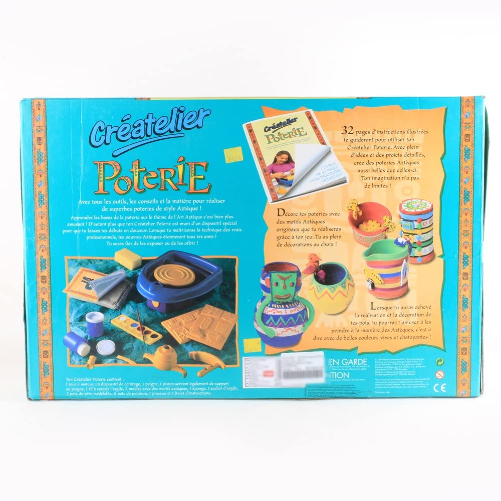 Handycrafts - Poterie , Pottery Wheel , Make and decorate clay pots , 8 years + , Pot Making and Sculpting kit – view 2