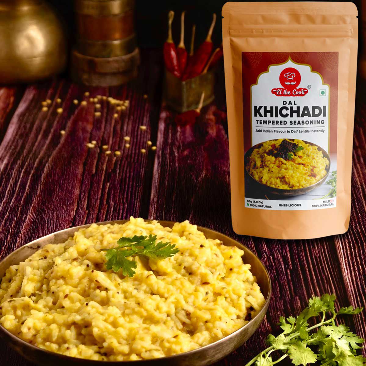 El The Cook Masala Khichdi Tadka Sachet, 2 x 50g – view 4