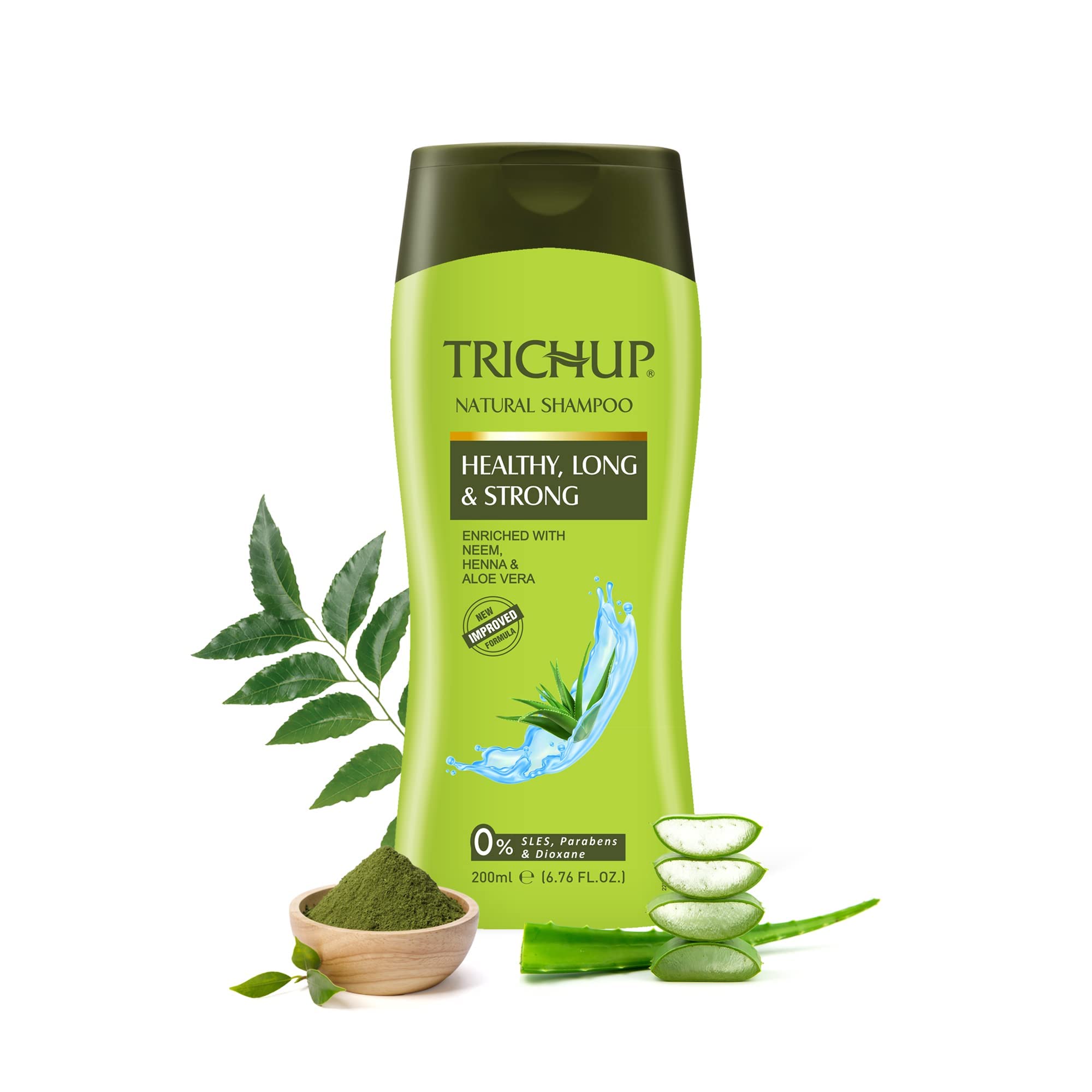 Trichup aloe vera neem henna hair shampoo 200 ml