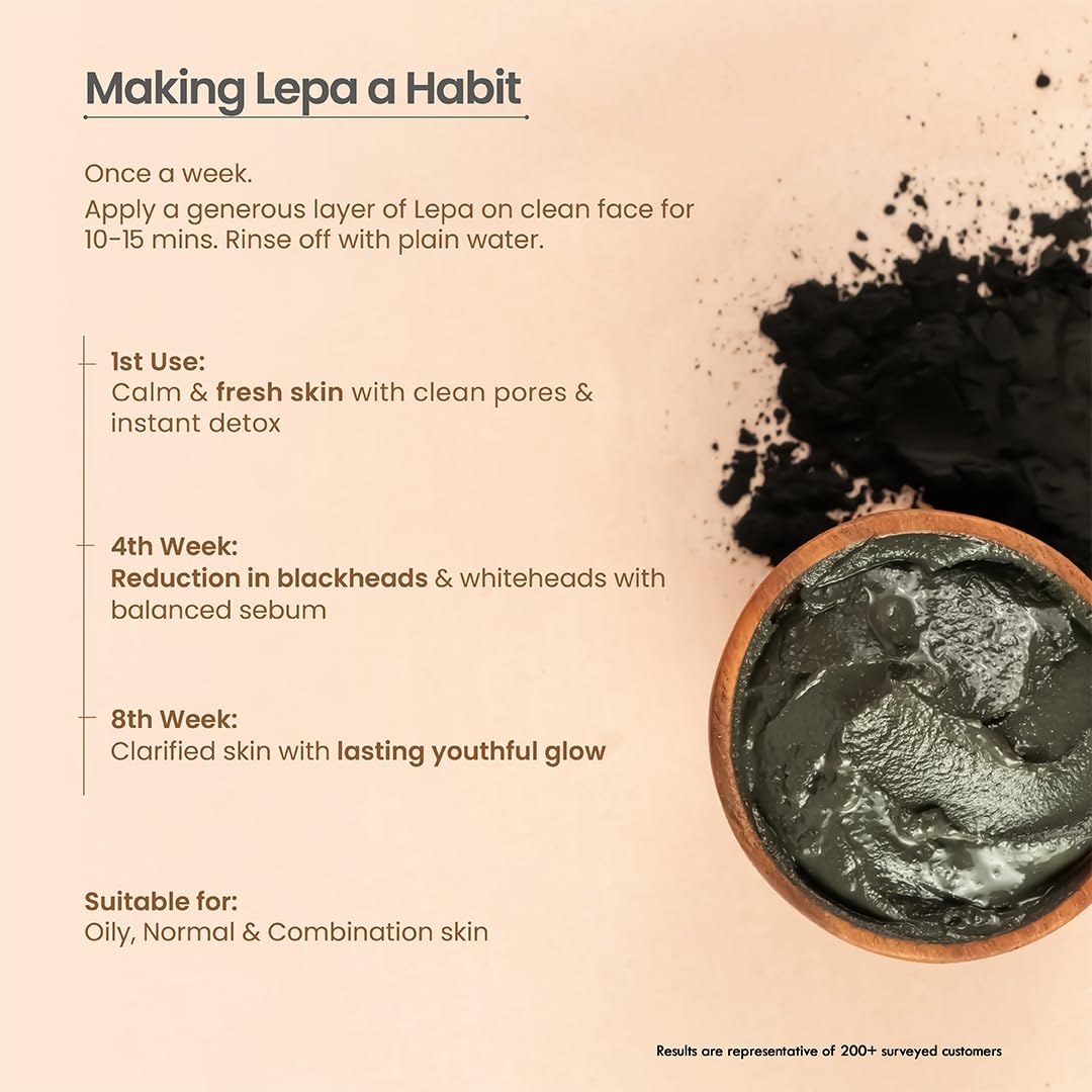 Nat Habit Pumpkin & Black Clay Face Pack – view 4