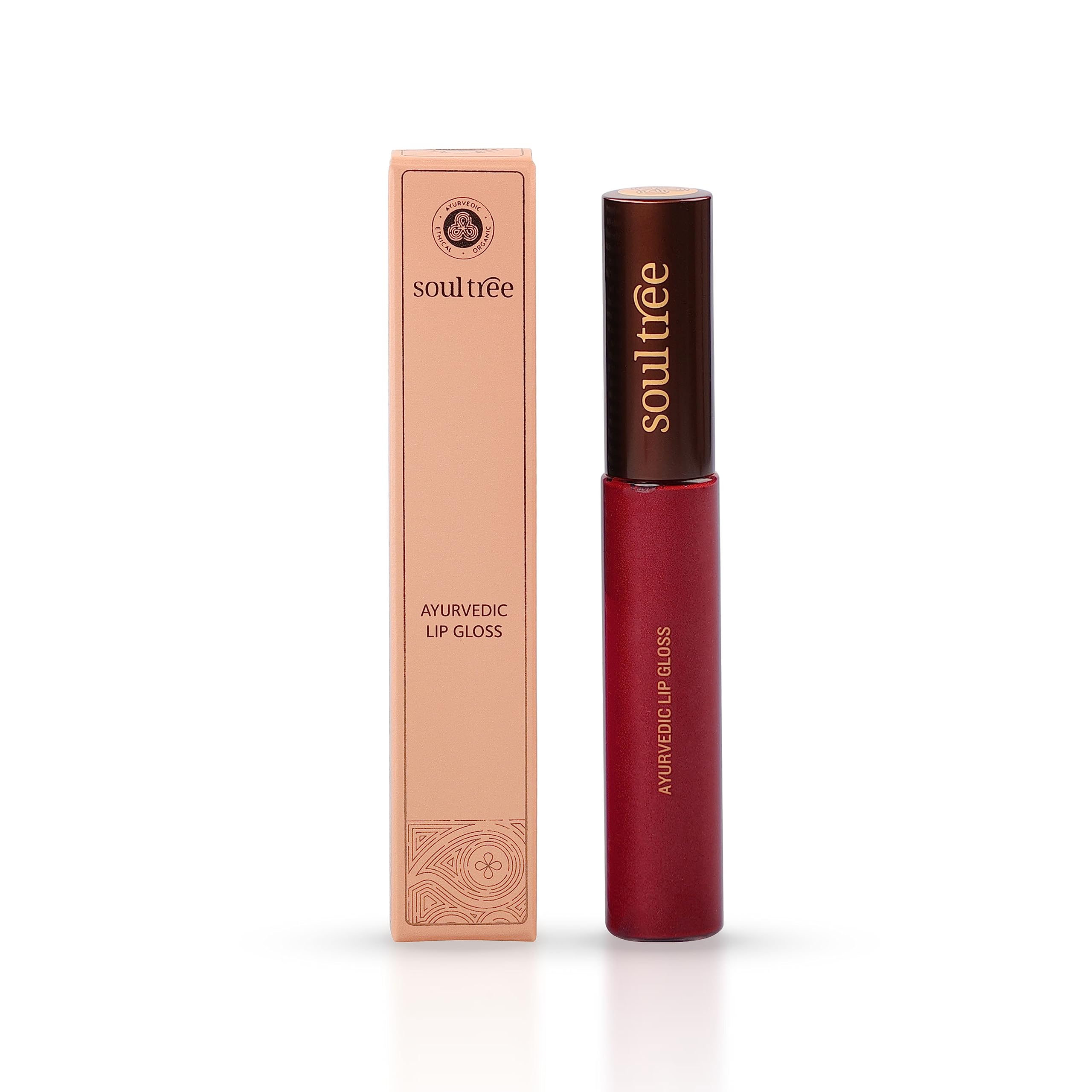 SoulTree Ayurvedic Lip Gloss - Lush Berry Colour(205), 5 g – view 3
