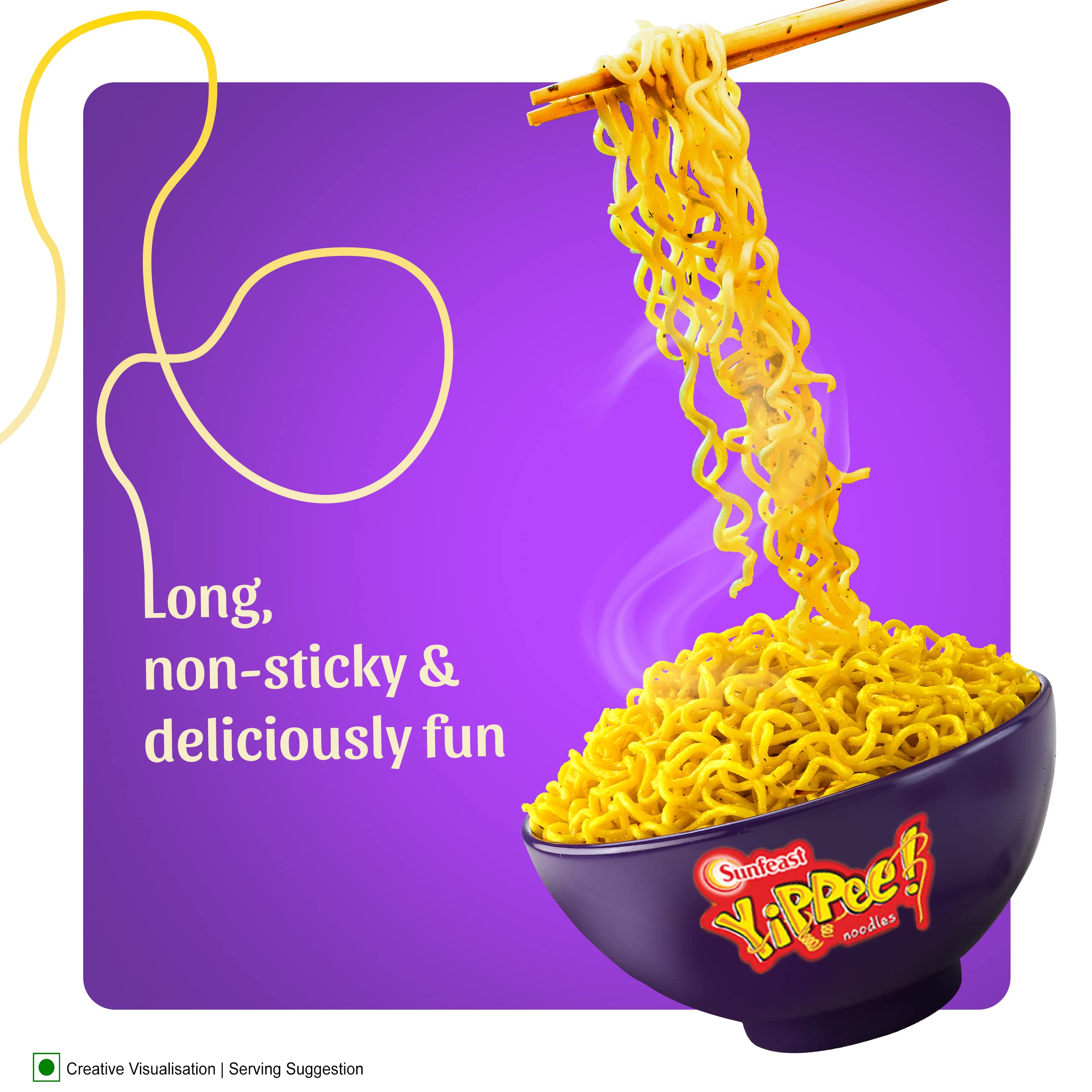Sunfeast YiPPee! Mood Masala, Instant Noodles (Pack of 4), 270g – view 3