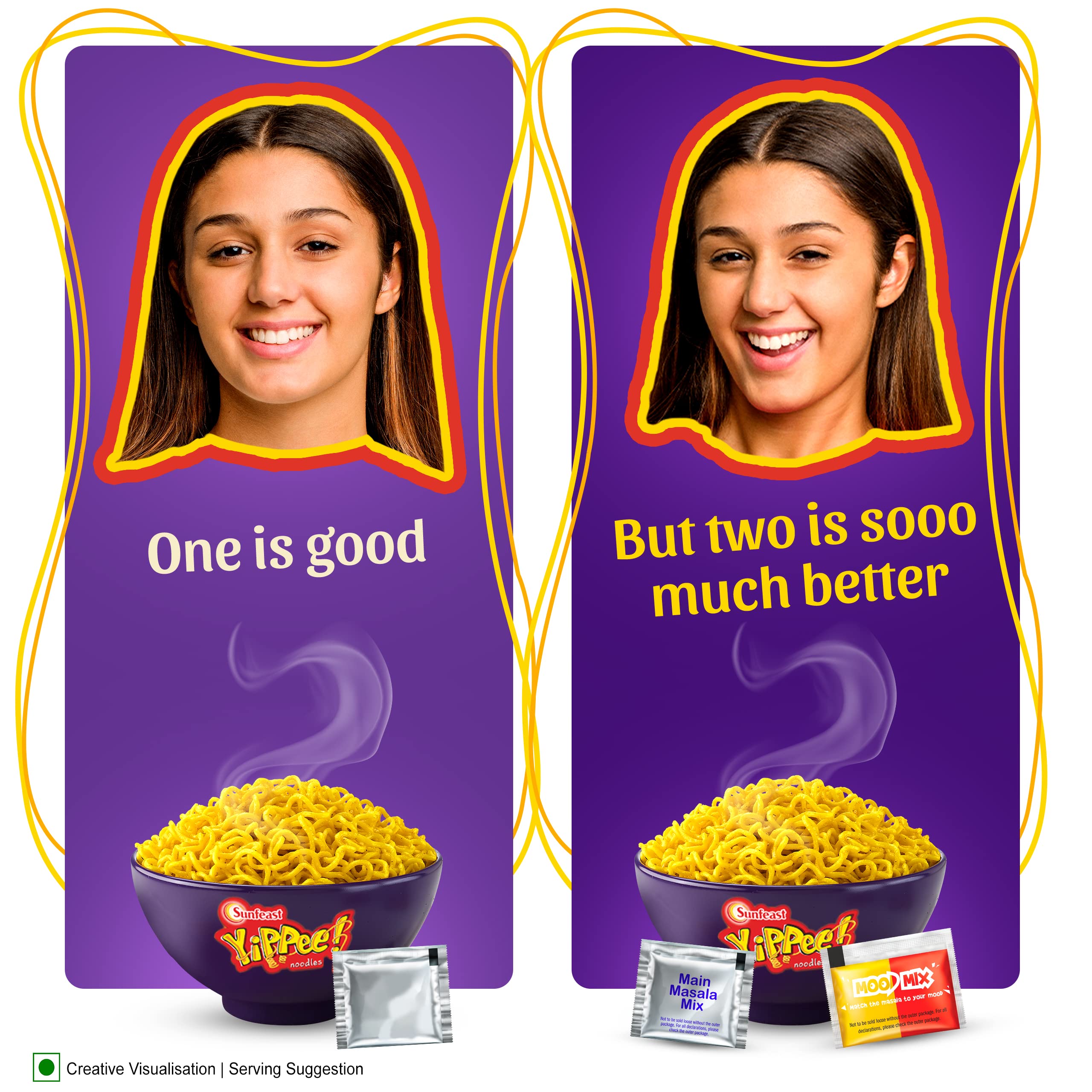 Sunfeast YiPPee! Mood Masala, Instant Noodles (Pack of 4), 270g – view 4