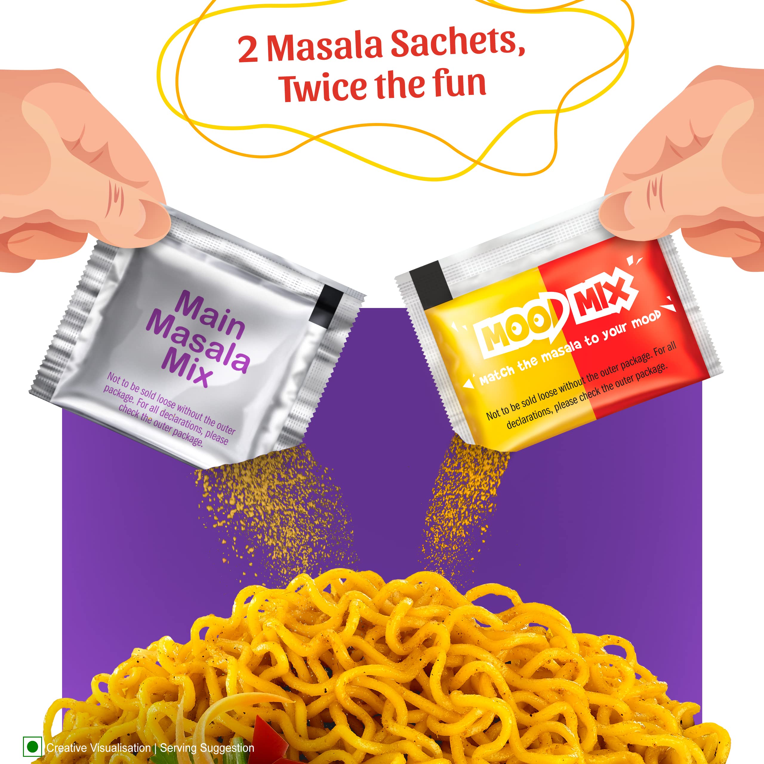 Sunfeast YiPPee! Mood Masala, Instant Noodles (Pack of 4), 270g – view 5