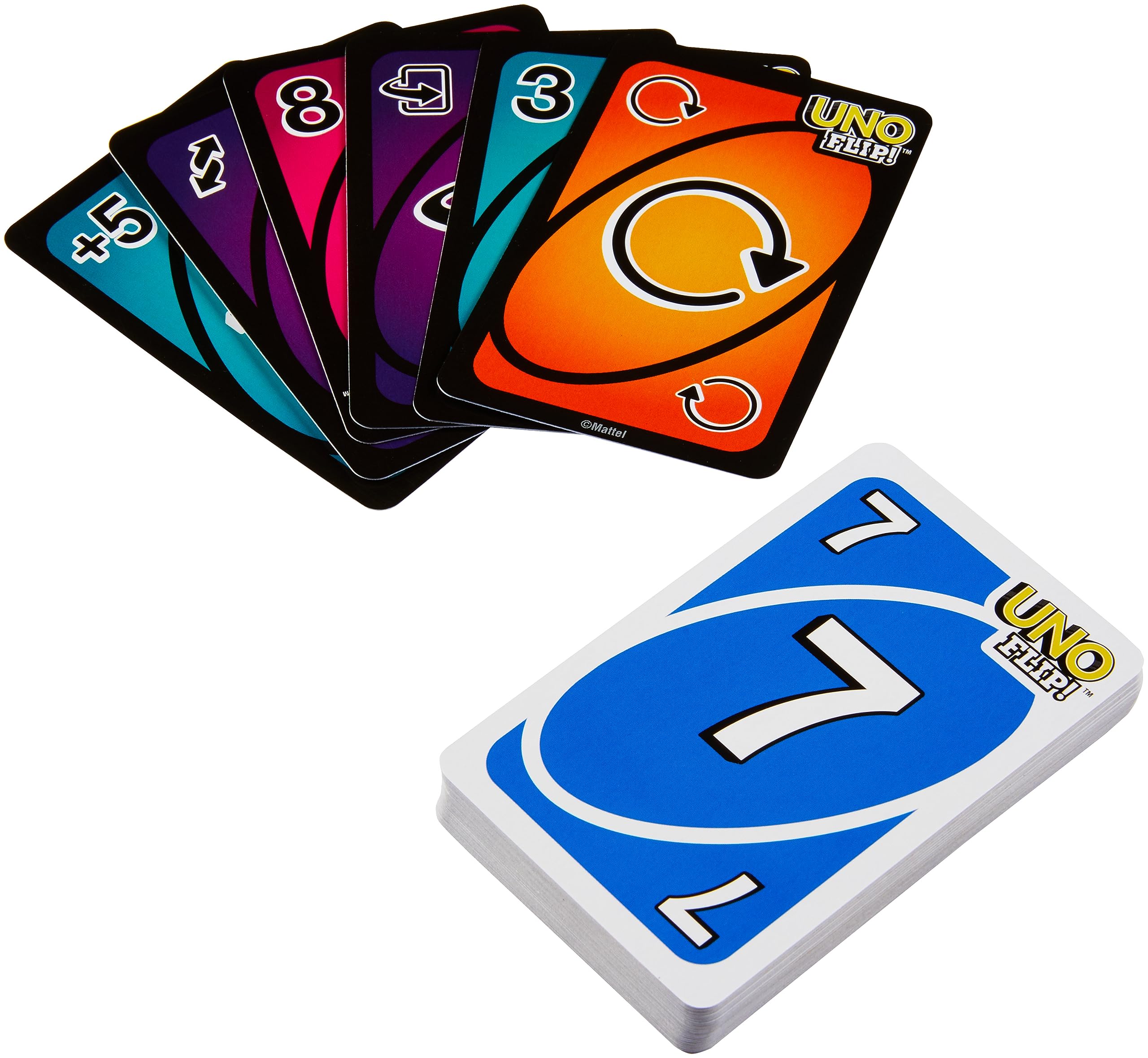 UNO Kid Mattel Games Uno Flip Side Card Game, Multi Color – view 2