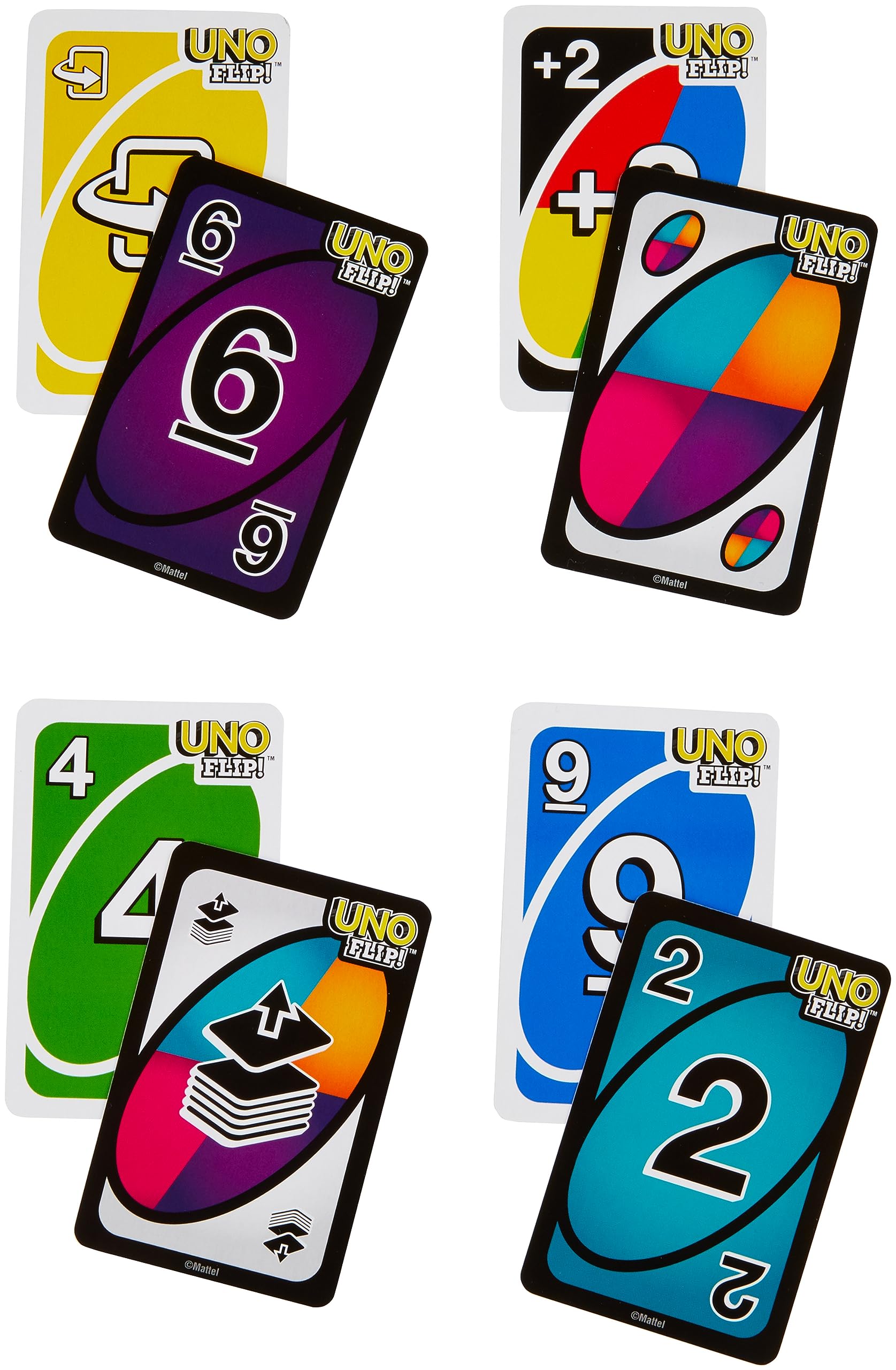 UNO Kid Mattel Games Uno Flip Side Card Game, Multi Color – view 3