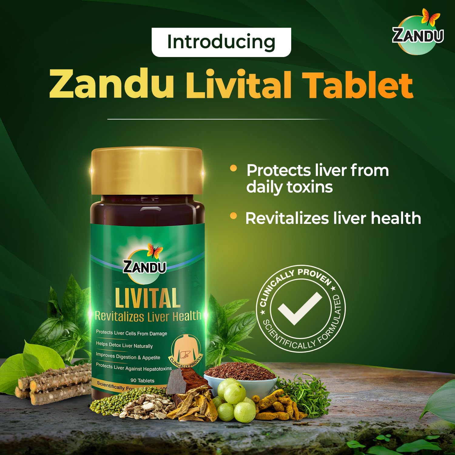 Zandu Livital Liver Tablets – view 3
