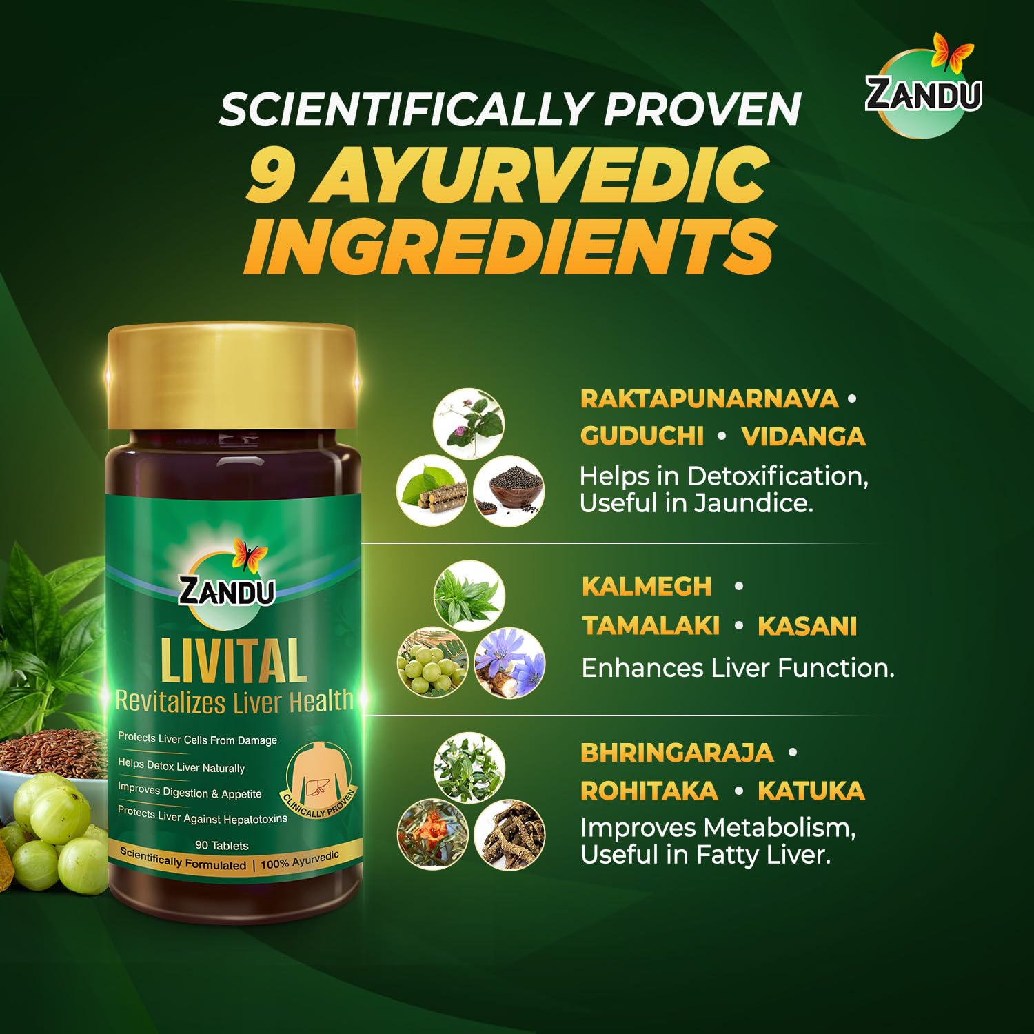 Zandu Livital Liver Tablets – view 5