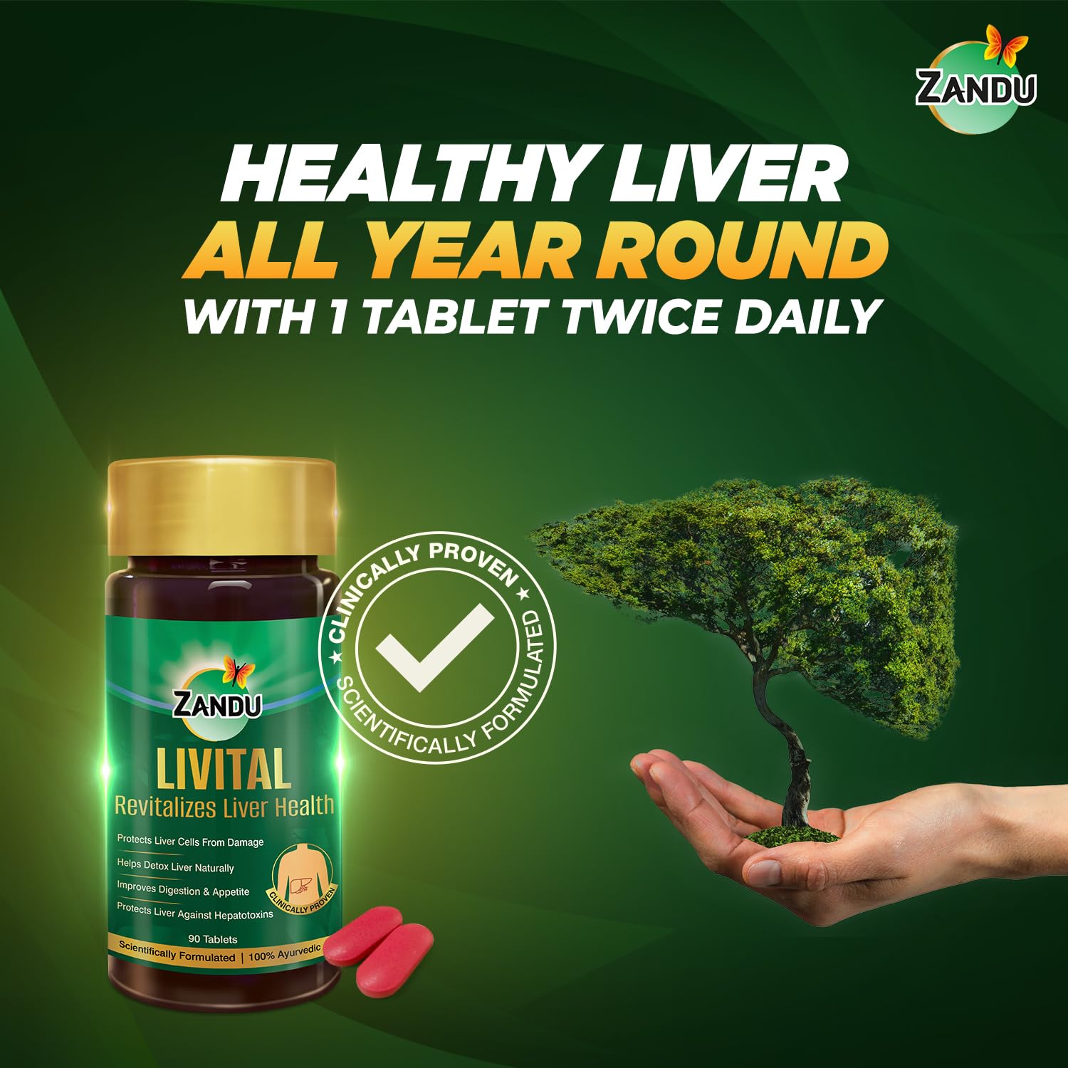 Zandu Livital Liver Tablets – view 7