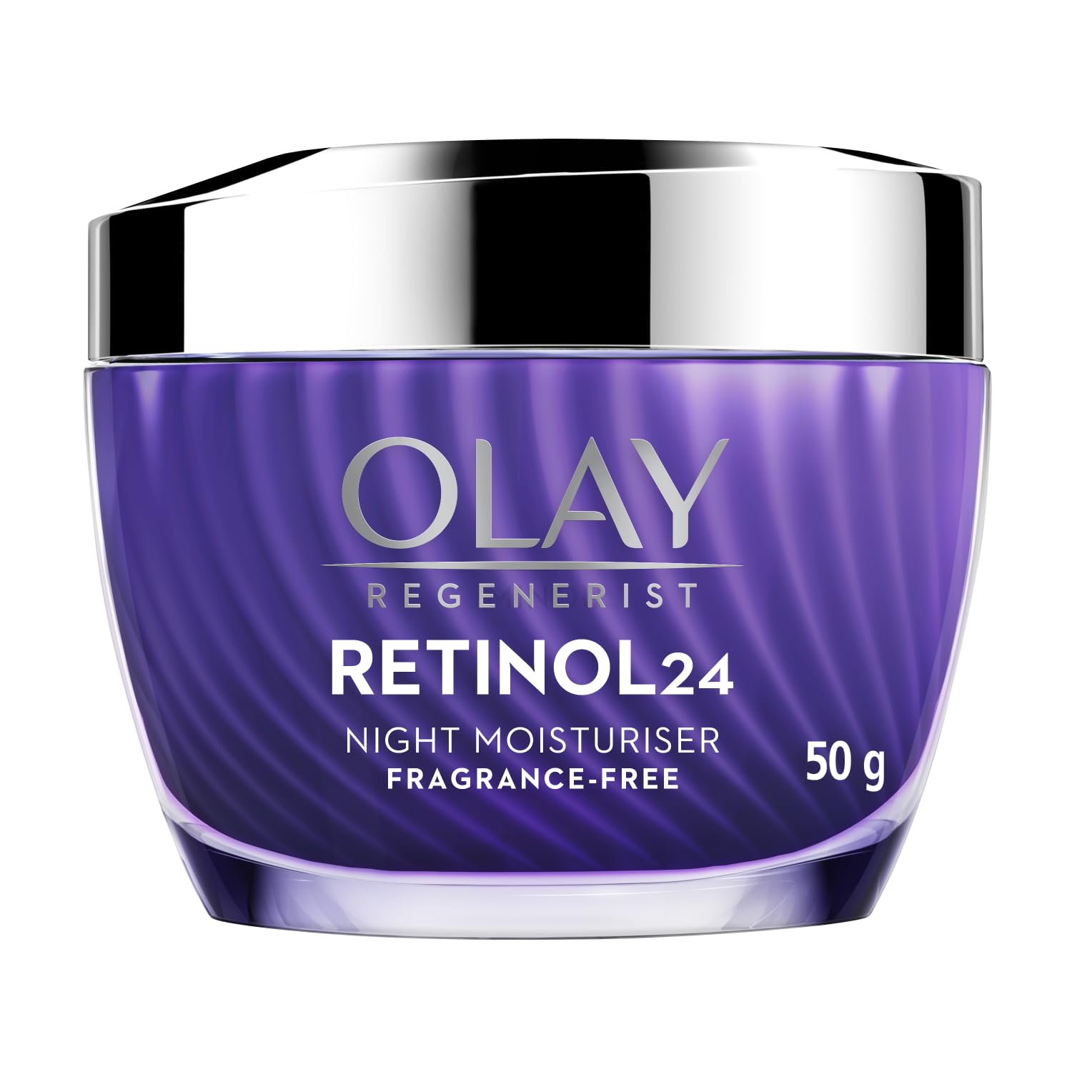 Olay Retinol 24 night moisturizer cream for overnight facial use