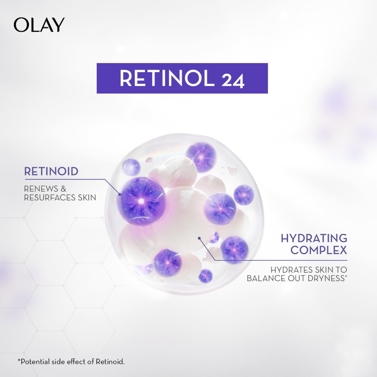 Olay Regenerist Retinol 24 Night Cream l Renews and Resurfaces Skin Overnight l No Redness or Irritation – view 4