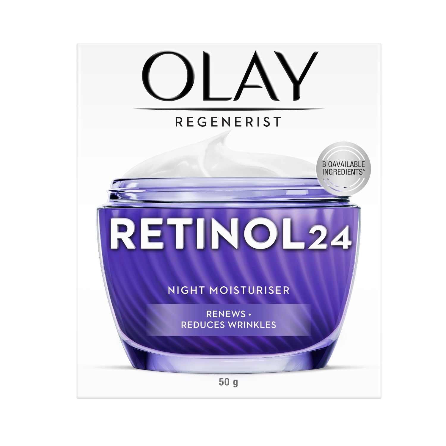Olay Regenerist Retinol 24 Night Cream l Renews and Resurfaces Skin Overnight l No Redness or Irritation – view 6