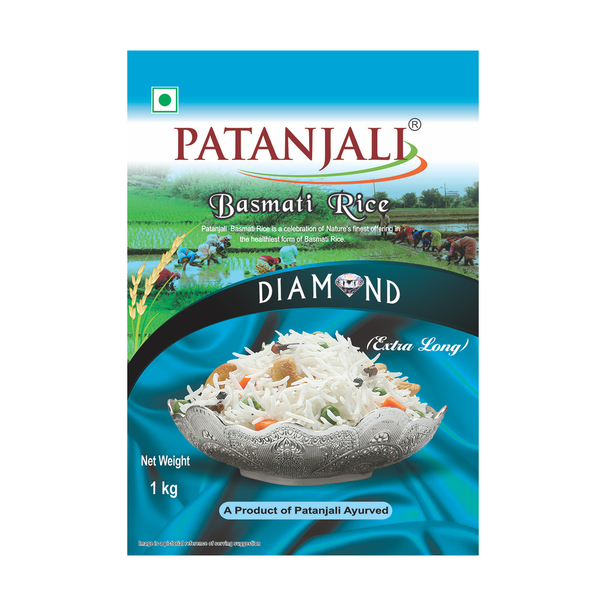 Patanjali Diamond Basmati Rice 1 kg – view 5