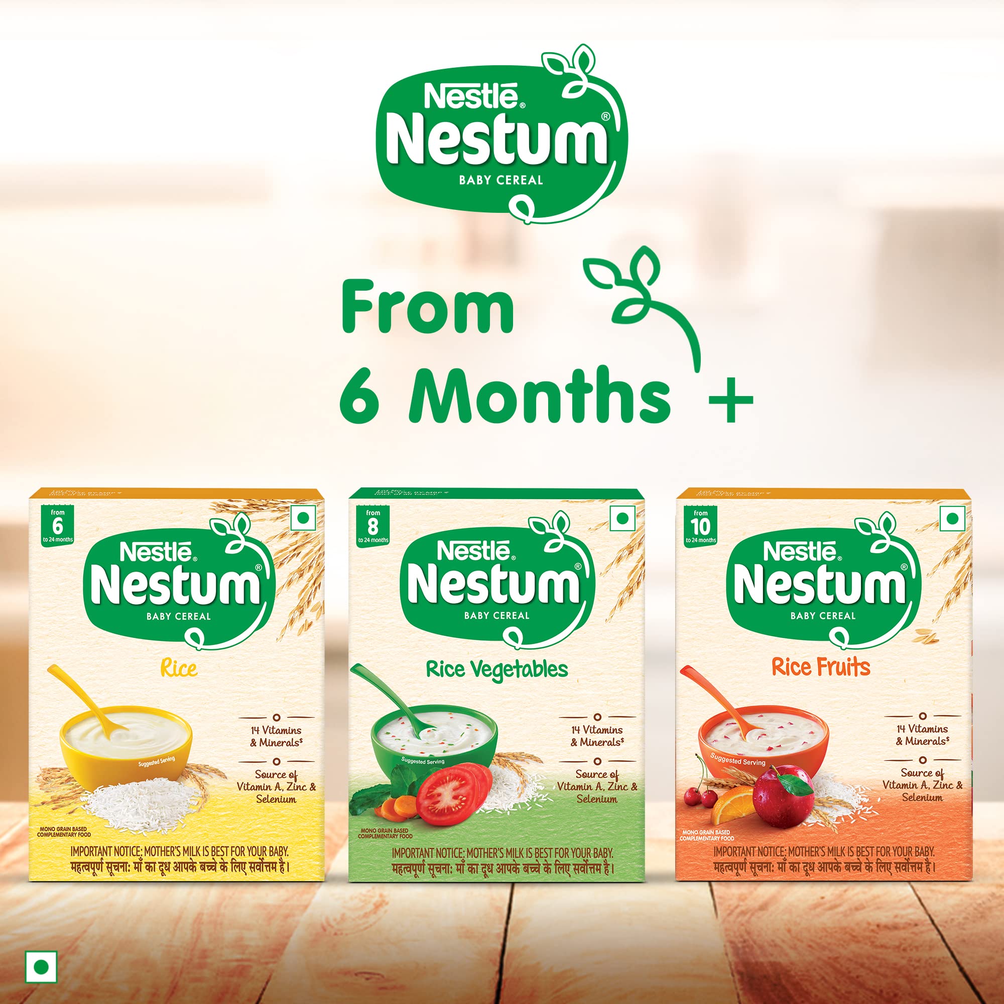 Nestle Nestum Baby Cereal - Rice Fruits (From 10 to 24 months) - Bag-in-Box Pack, 300g – view 9