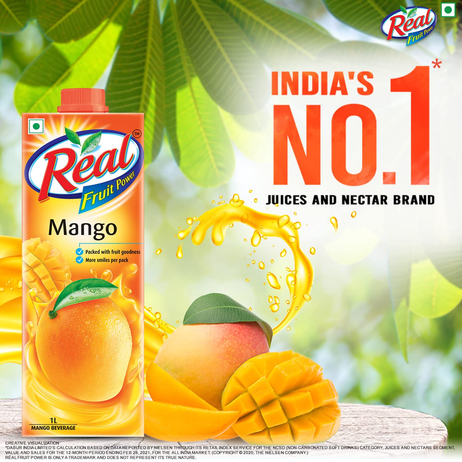 Real Mango Fruit Juice -1L – view 2