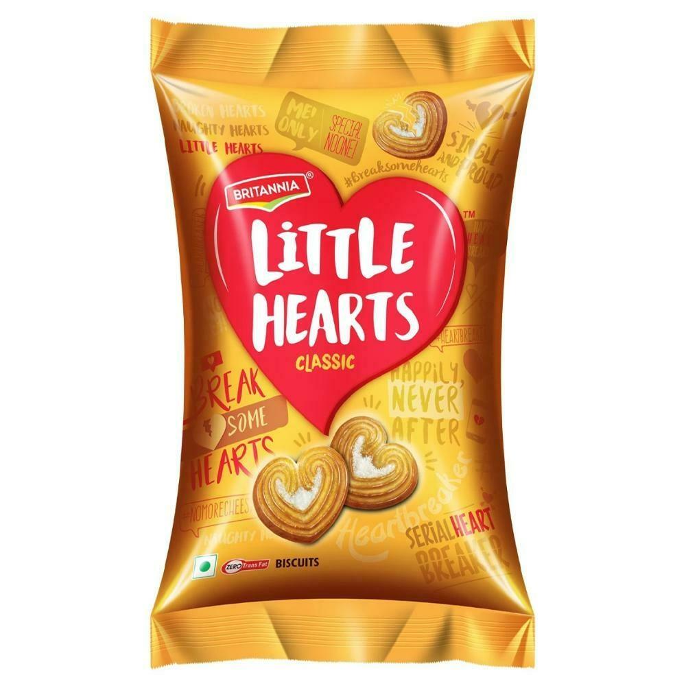 Britannia Classic Little Hearts Biscuits 75 G – view 1