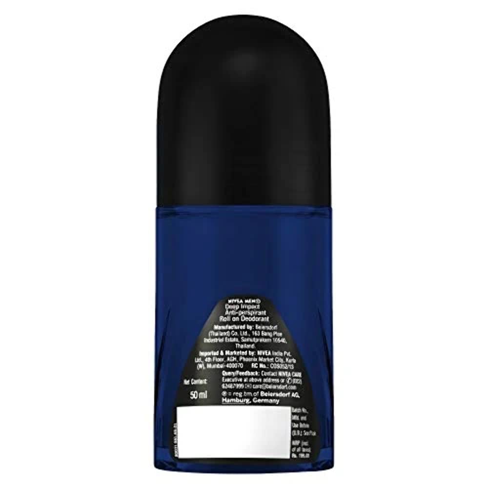 NIVEA MEN Deep Impact Freshness Deodorant Roll-on - For MEN, 50ml – view 3