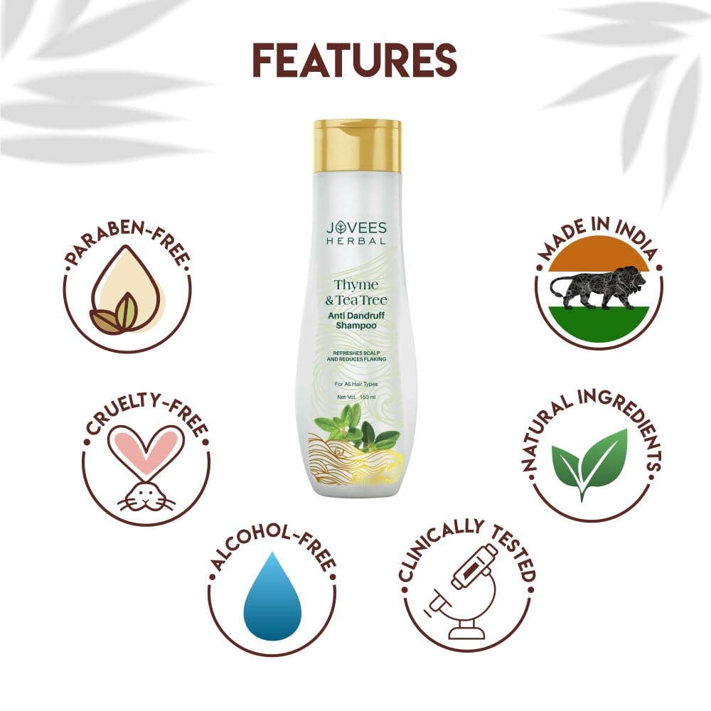 Jovees Herbal Thyme & Tea Tree Anti Dandruff Shampoo – view 3
