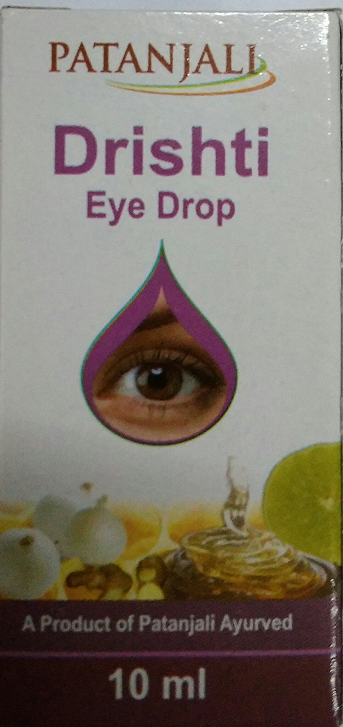 Patanjali Drishti Eye Drop 10 ml product bottle and pack