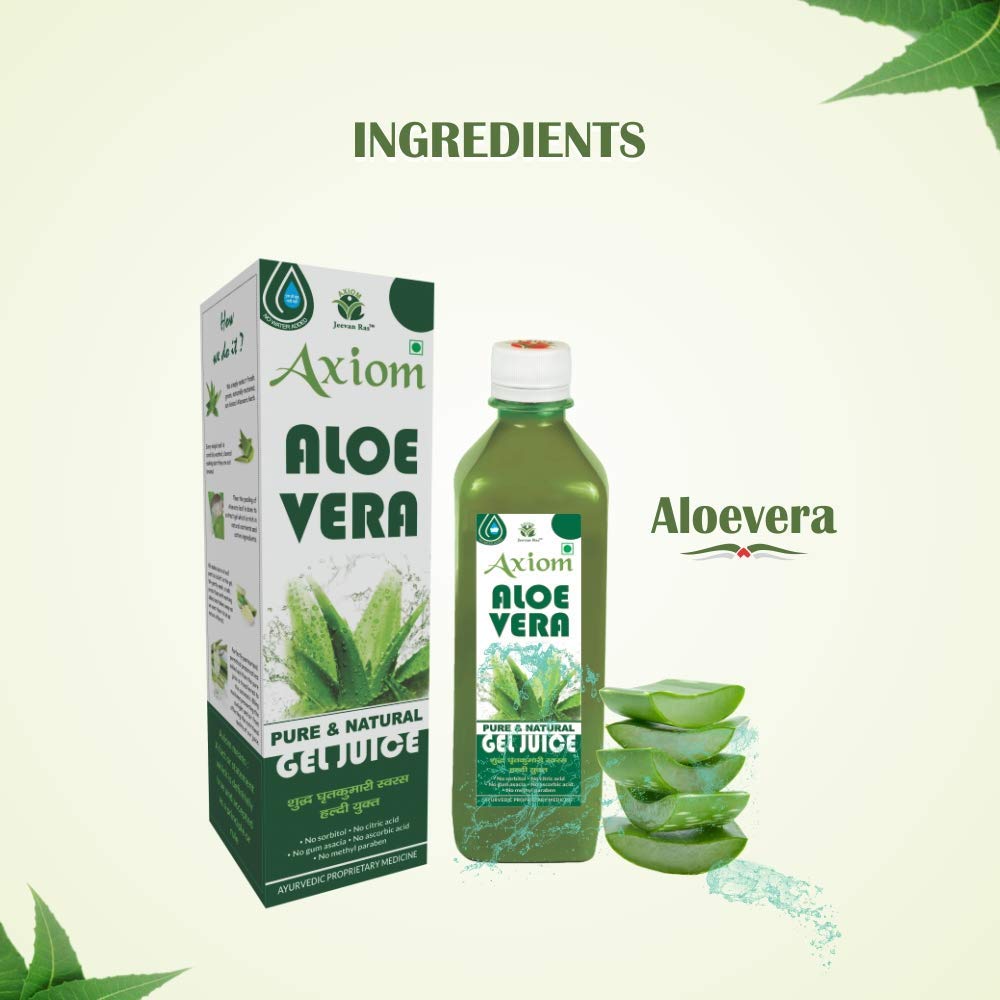 Axiom Ayurveda Aloevera Juice -1L (Pack Of 2) – view 4