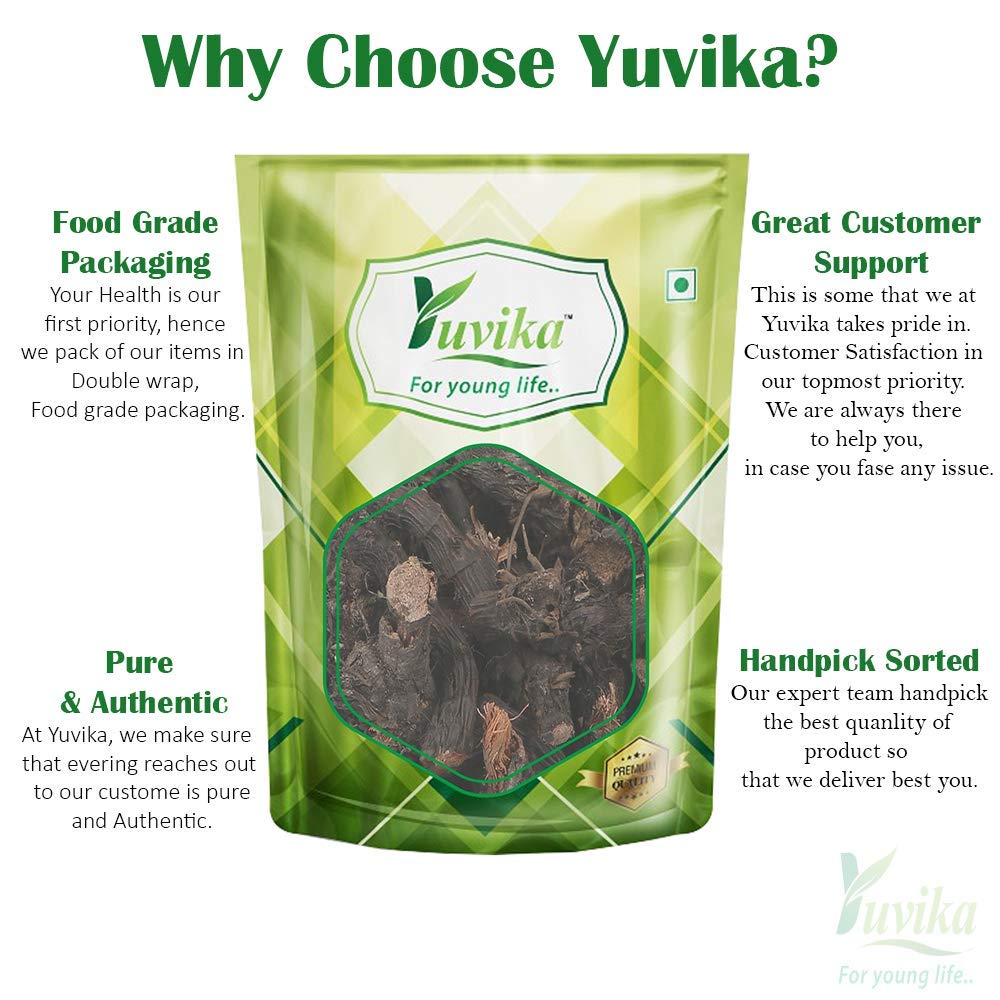 YUVIKA Nagarmotha - Cyperus Rotundus Rhizome - Nut Sedge Root 200g – view 3