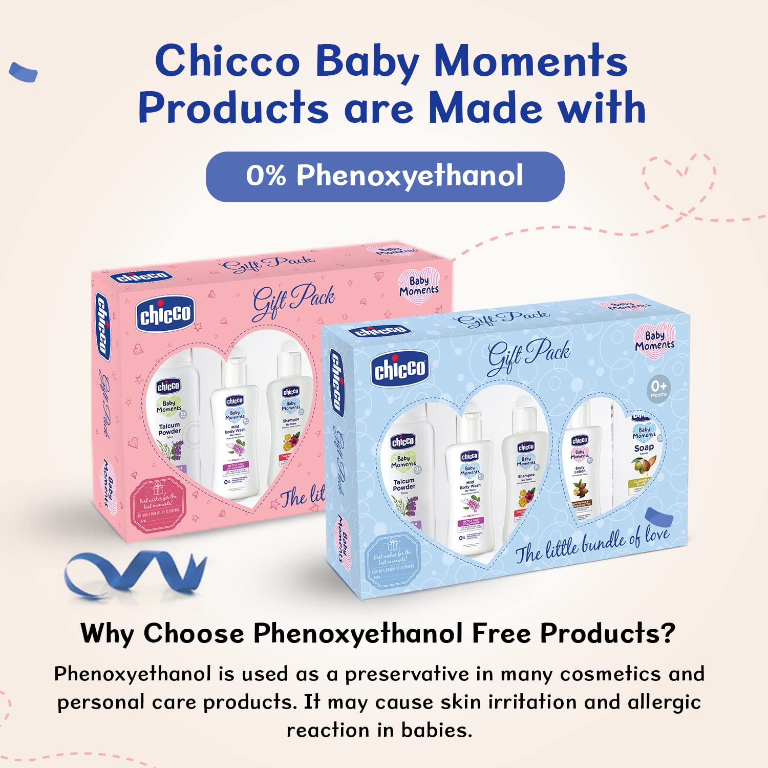 Chicco Baby Moments Essential Set, Gift Set for Babies, 0M+ Blue – view 5