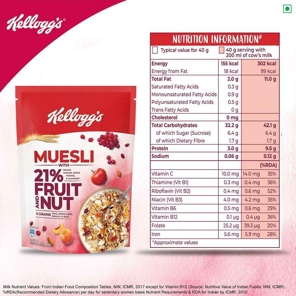 Kellogg's Fruit & Nut Crunchy Muesli 500 G – view 7