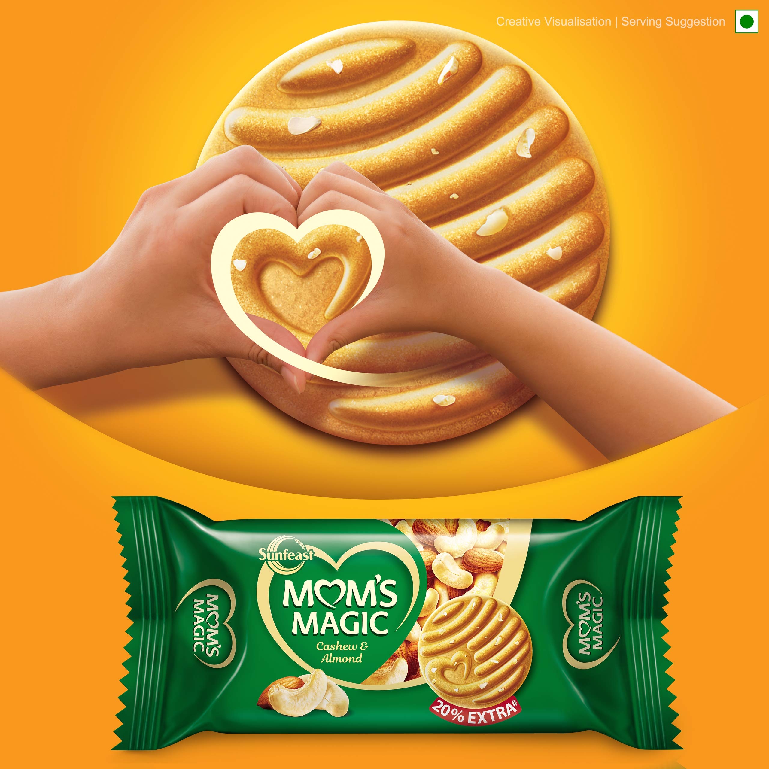 Sunfeast Mom's Magic Biscuit - Cashew & Almond, 100g Pack – view 5