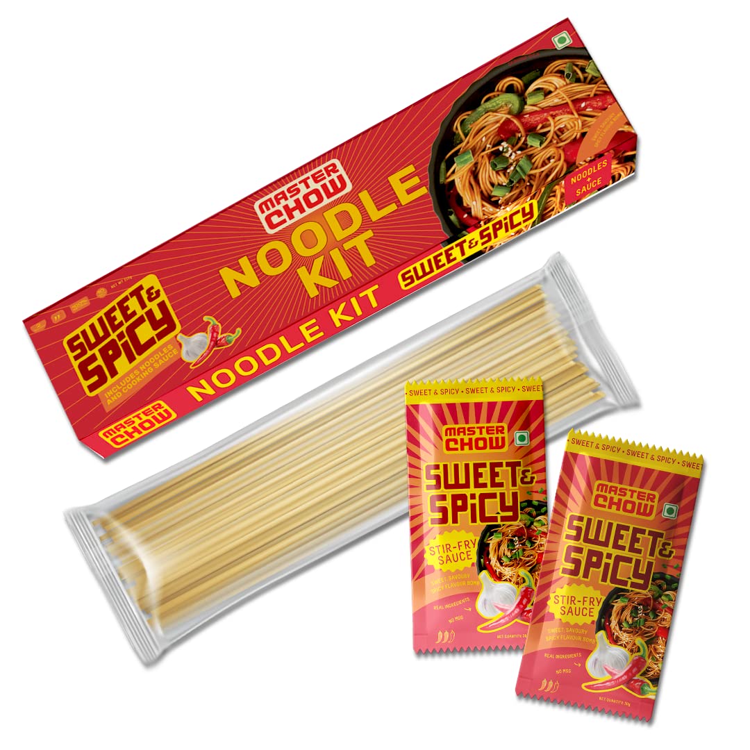 Packet of sweet and spicy Hakka noodle meal kit