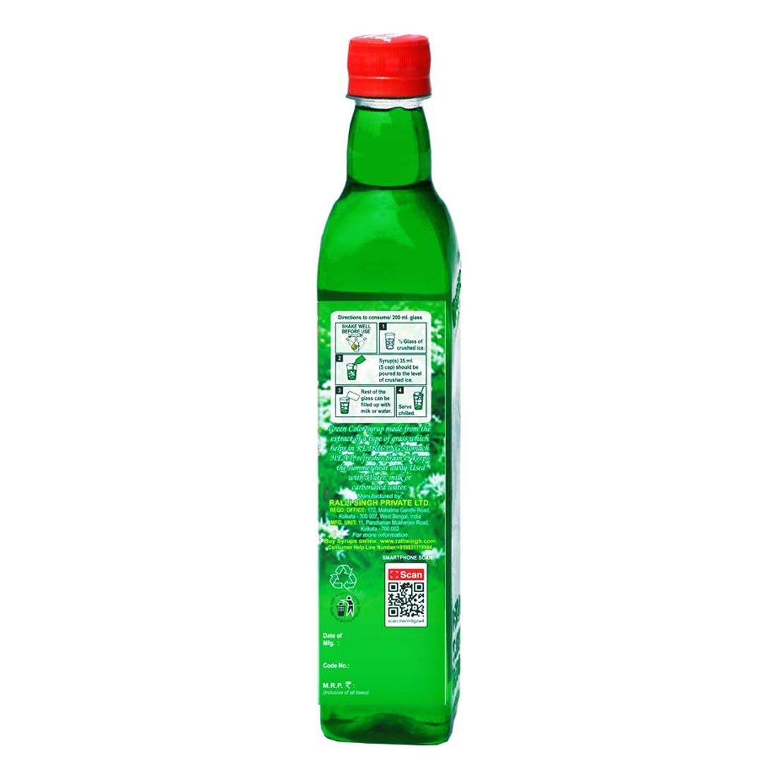 West Bengal Rallis Khus Syrup-500ml – view 2