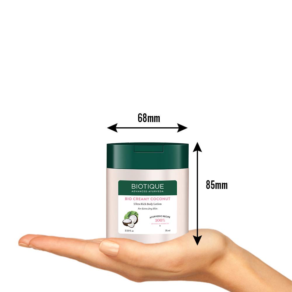 Biotique Creamy Coconut Deep Nourish Body lotion For Extra Dry Skin – view 3