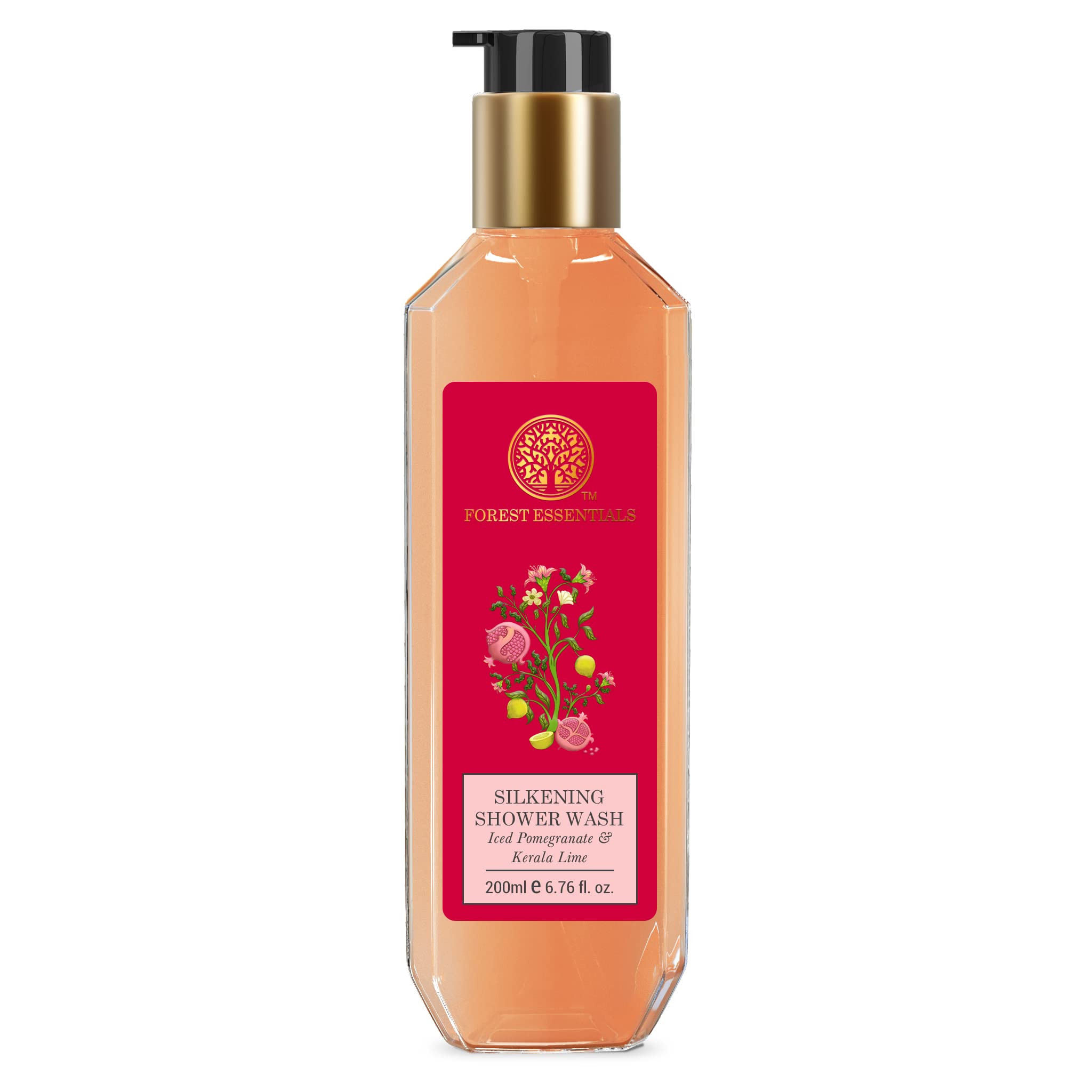 Forest Essentials Silkening Shower Wash Iced Pomegranate & Kerala Lime & Forest essentials Silkening Shower Wash Mashobra Honey & Vanilla – view 2
