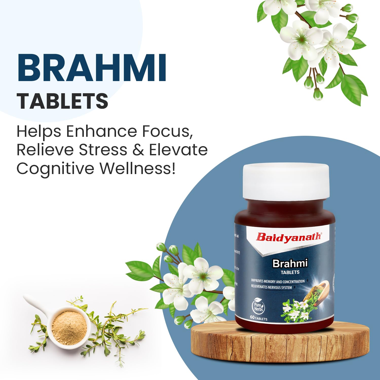 Baidyanath Brahmi Tablets - 60 Tab – view 2