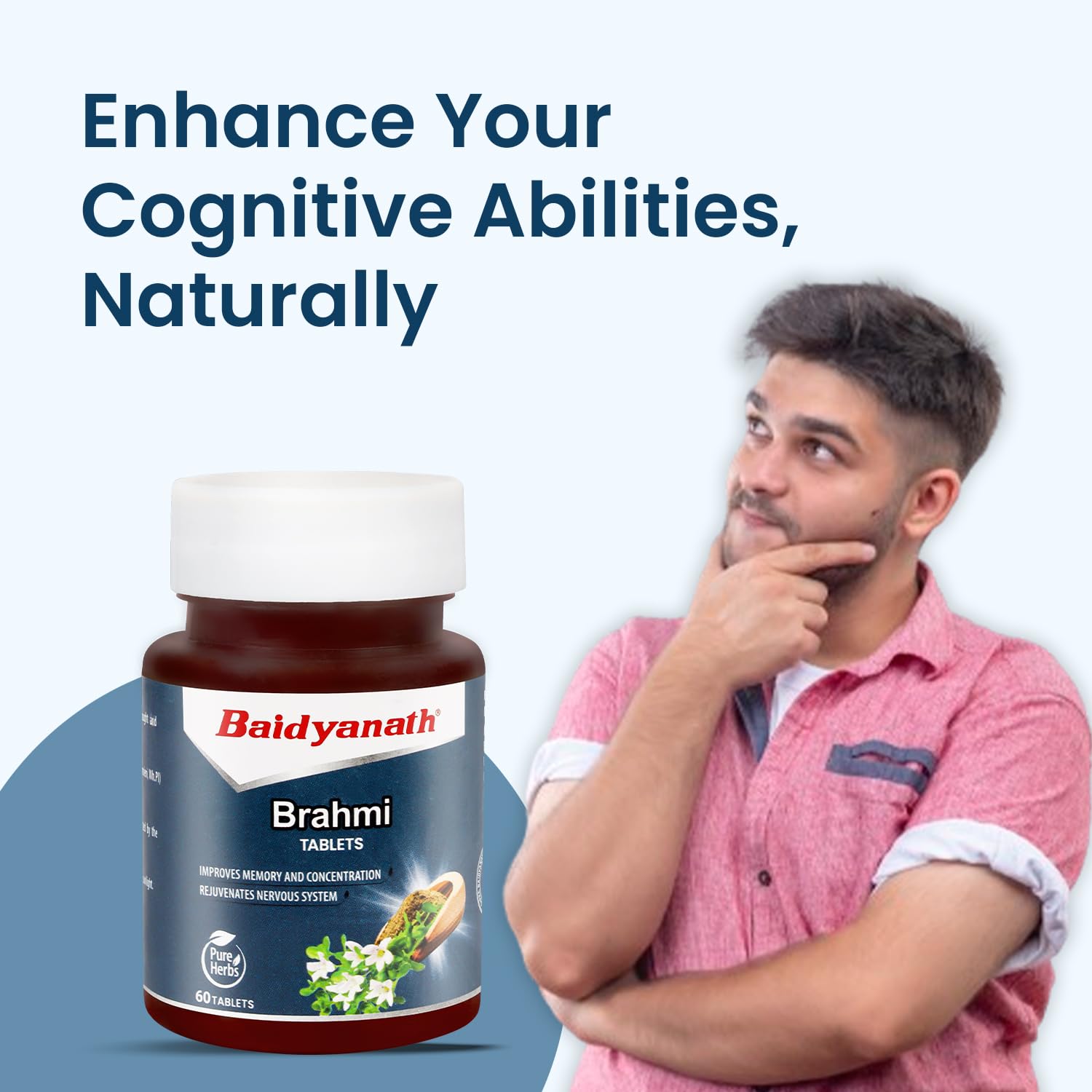 Baidyanath Brahmi Tablets - 60 Tab – view 3