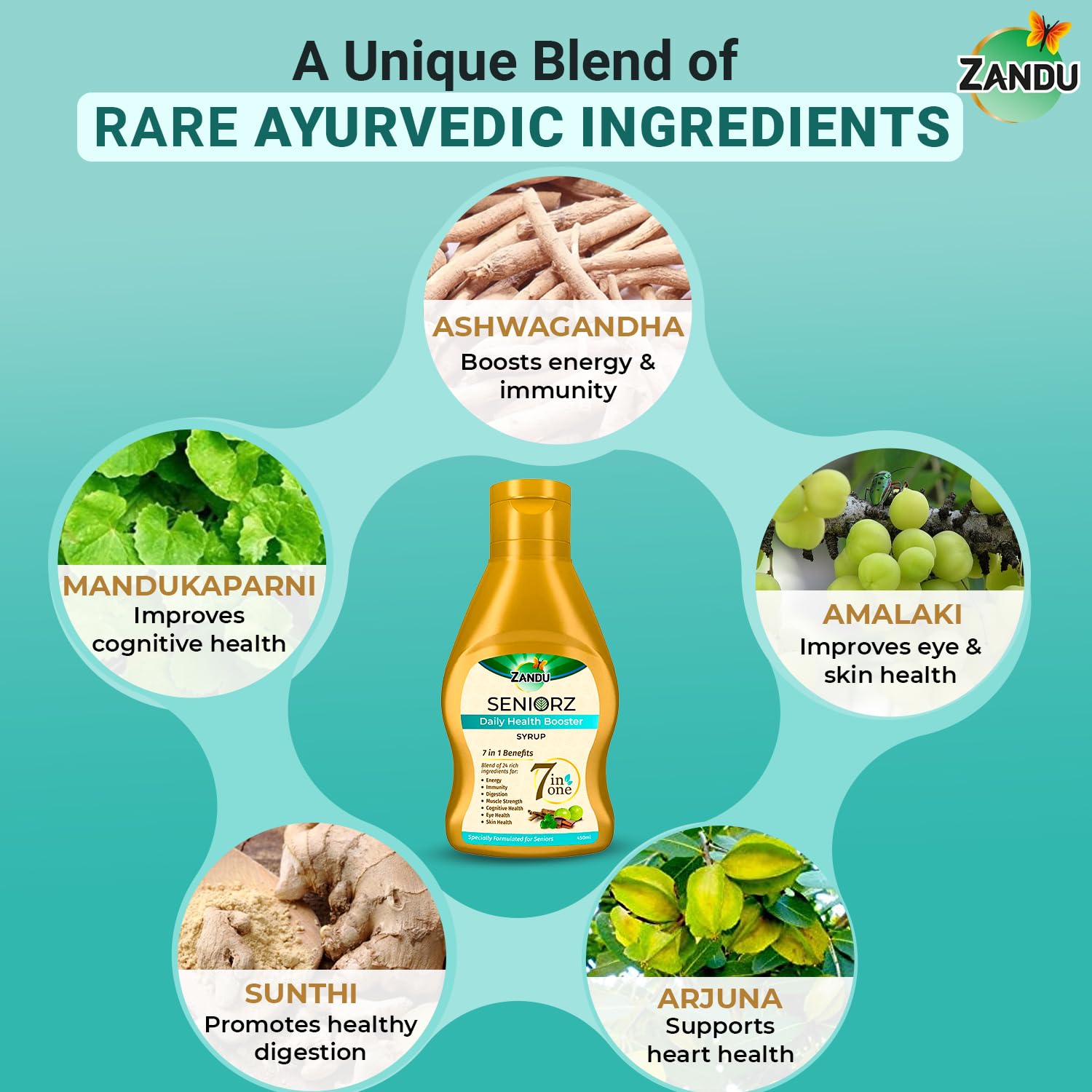 Zandu Seniorz Daily Health Booster Syrup – view 5
