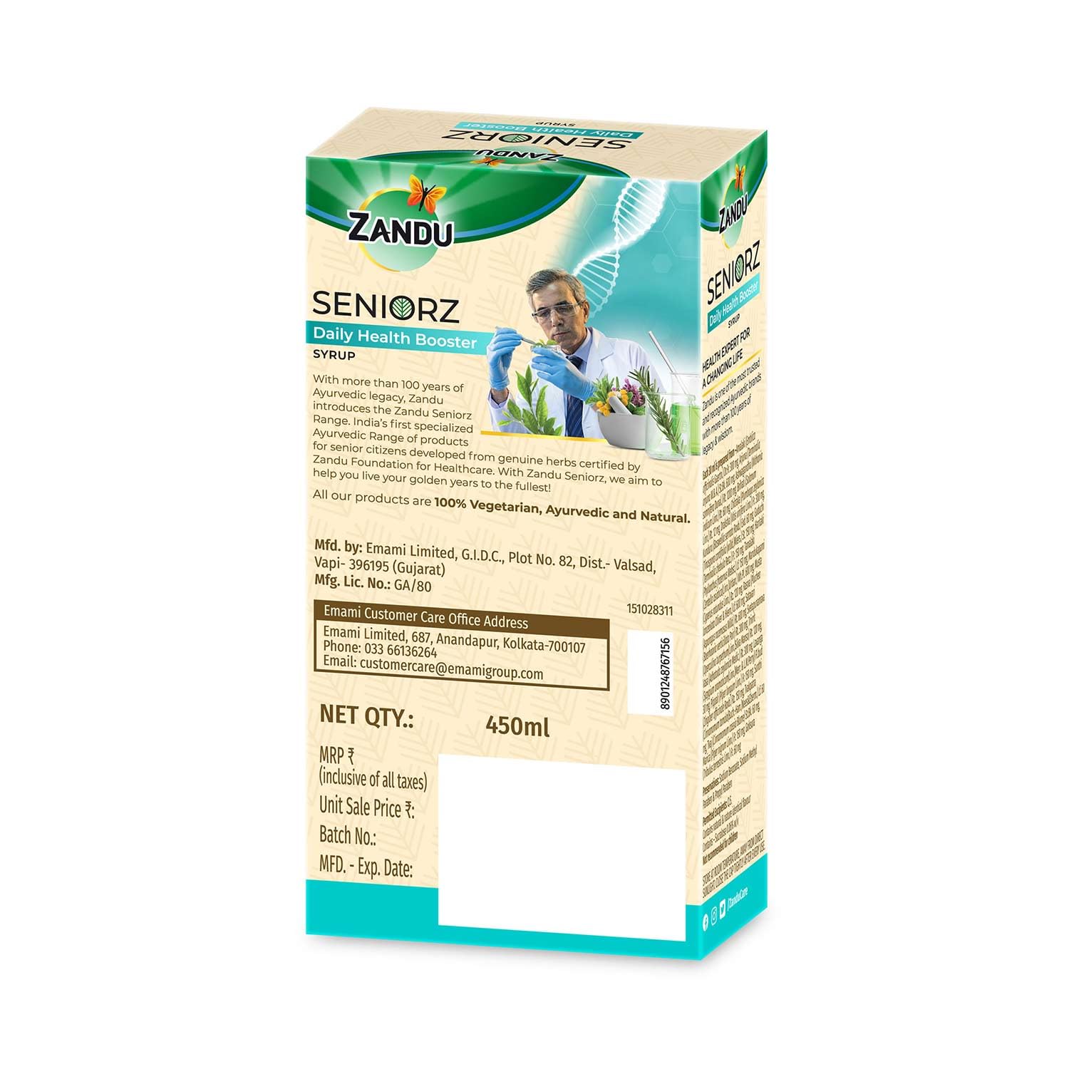 Zandu Seniorz Daily Health Booster Syrup – view 8