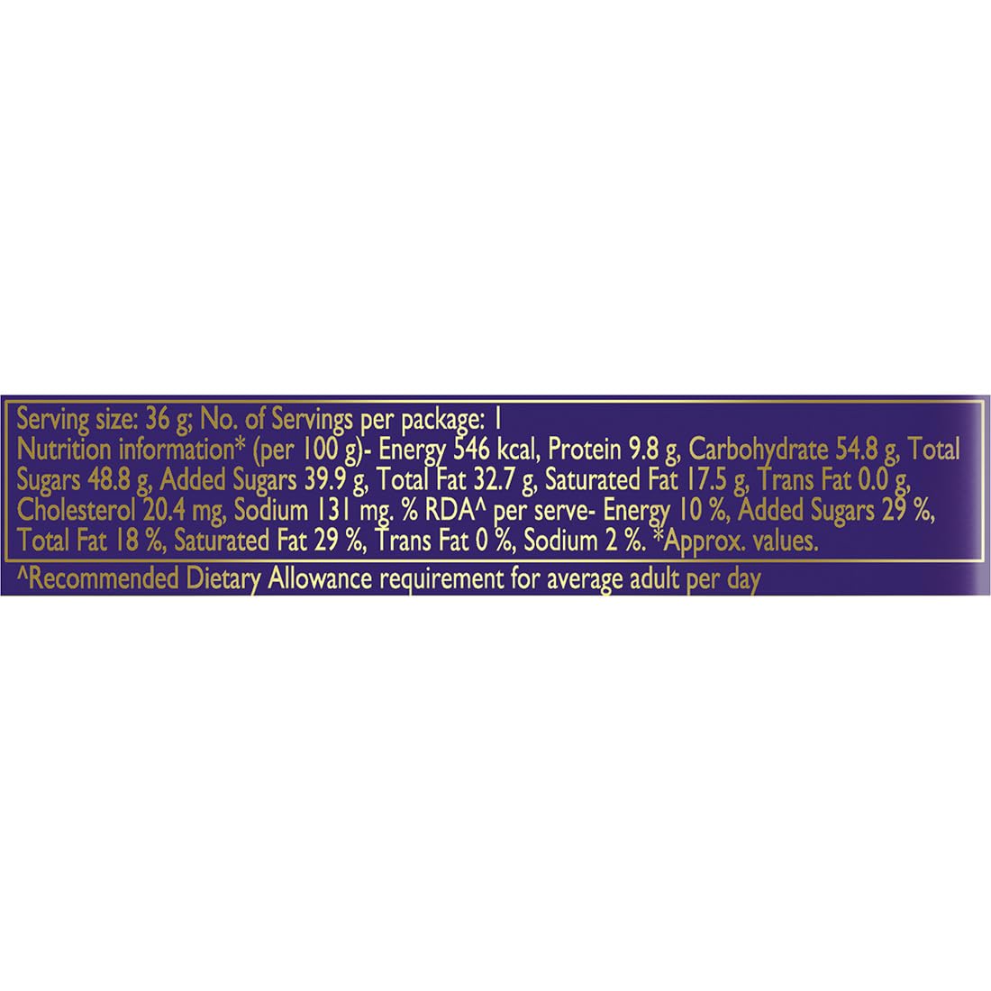 Cadbury Dairy Milk Nutty Kulfi Madbury Chocolate Bar, 36 g (Pack of 10) – view 4