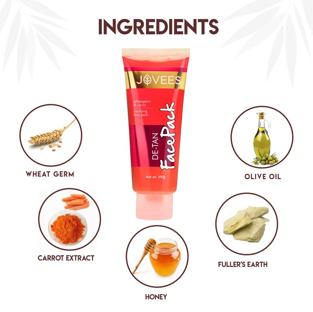 Jovees Herbal De-Tan Face Care Combo For Tan Removal – view 5