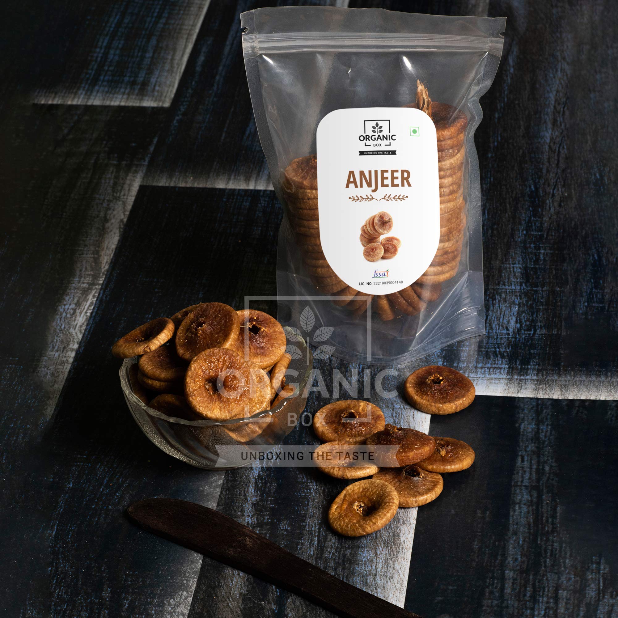 Organic Box Afghani Anjeer Figs - Afghanistan Dry Anjir (Dried Figs) Dry Fruits for body mass loss, Good for Physical Health, Increases Immunity and Purify the Blood (1 Kg) - Raksha bandhan / Rakhi Gift Pack – view 4