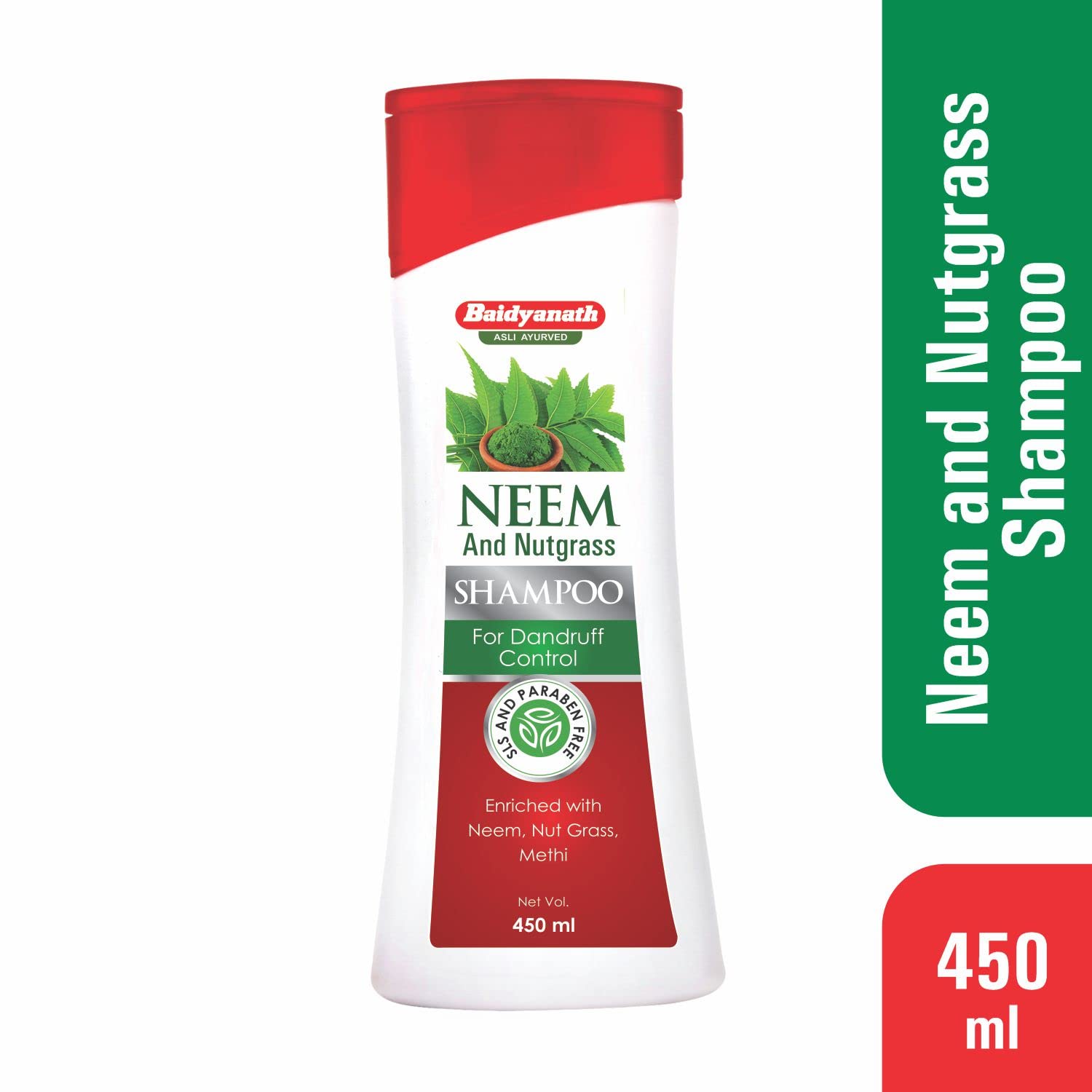 Baidyanath Asli Ayurved Baidyanath Neem and Nutgrass Shampoo I Neem Hair Shampoo I Methi For Hair Growth I 450 ML – view 4