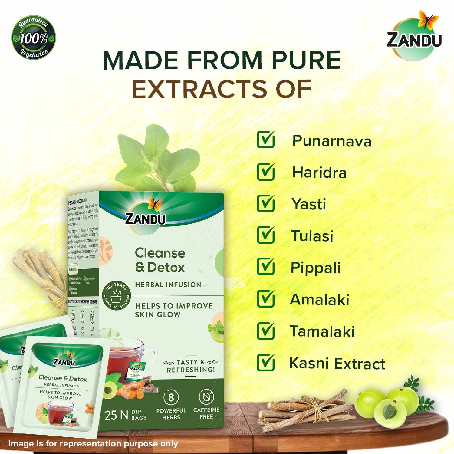 Zandu Cleanse & Detox Herbal Infusion: Use This Tea Bag To Give Your Body The Gift Of Good Health – view 6