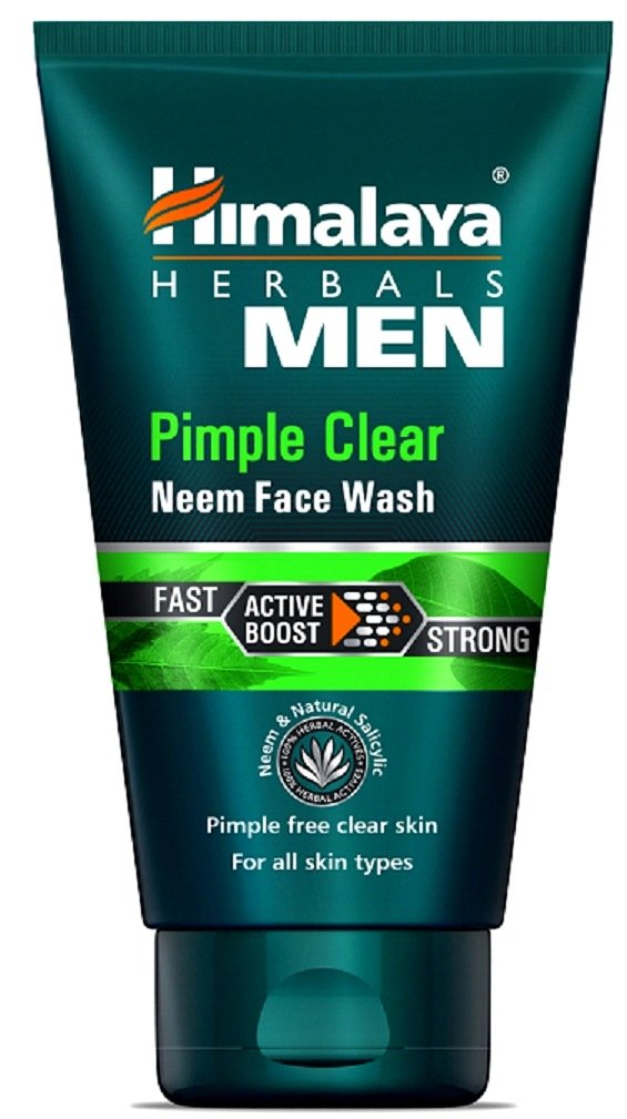 Himalaya neem face wash tube for men 50ml pack shot
