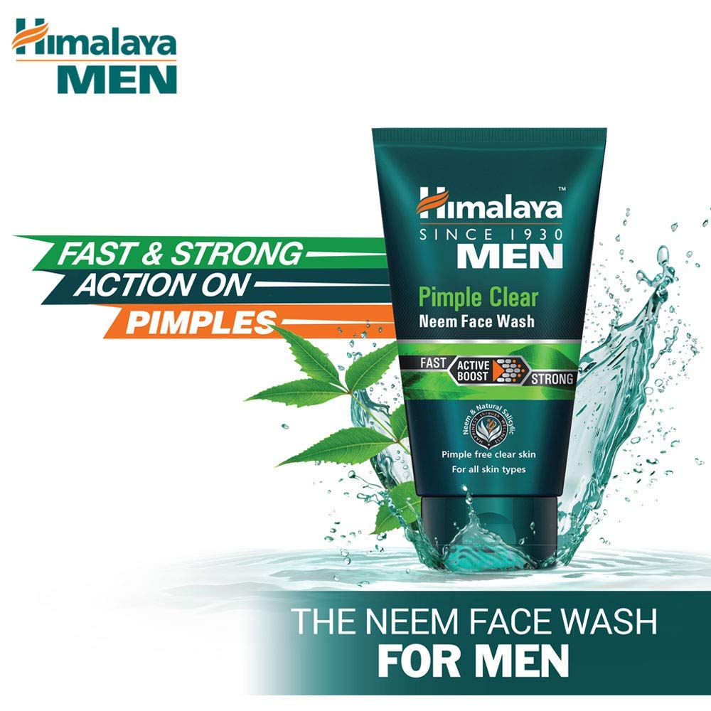 Himalaya Men Pimple Clear Neem Face Wash, 50ml – view 4