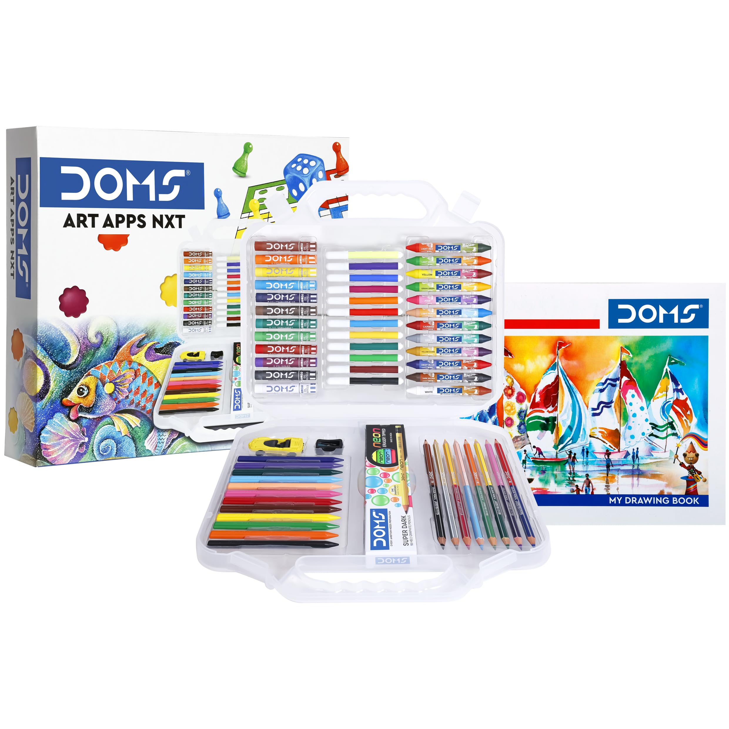 Doms Art Apps Nxt Kit With Plastic Carry Case – view 2