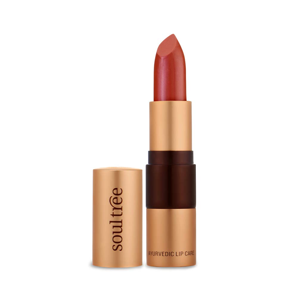 Deep Blush 820 SOULTREE Ayurvedic lipstick in a tube