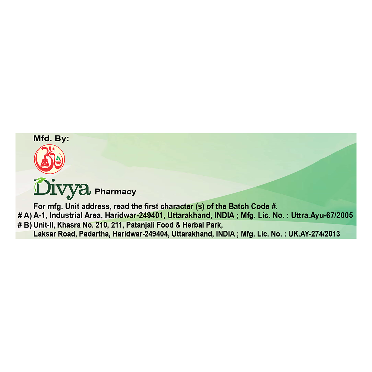 Divya Mahasudarshan Ghanvati Plus 60 Tab 20 g – view 6