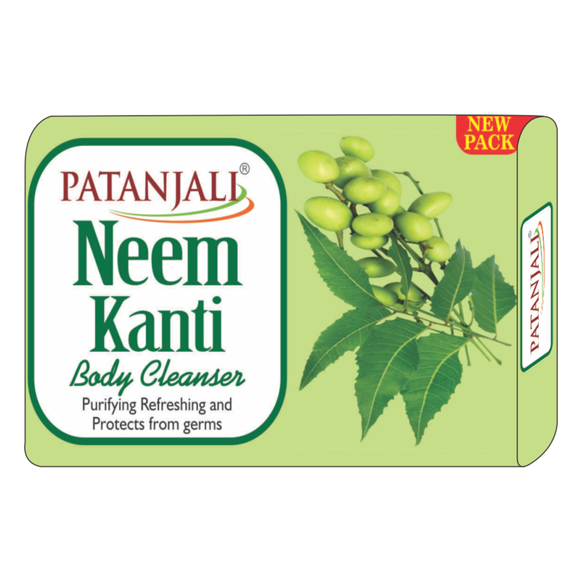 Patanjali Neem Kanti sandalwood herbal soap bar retail pack