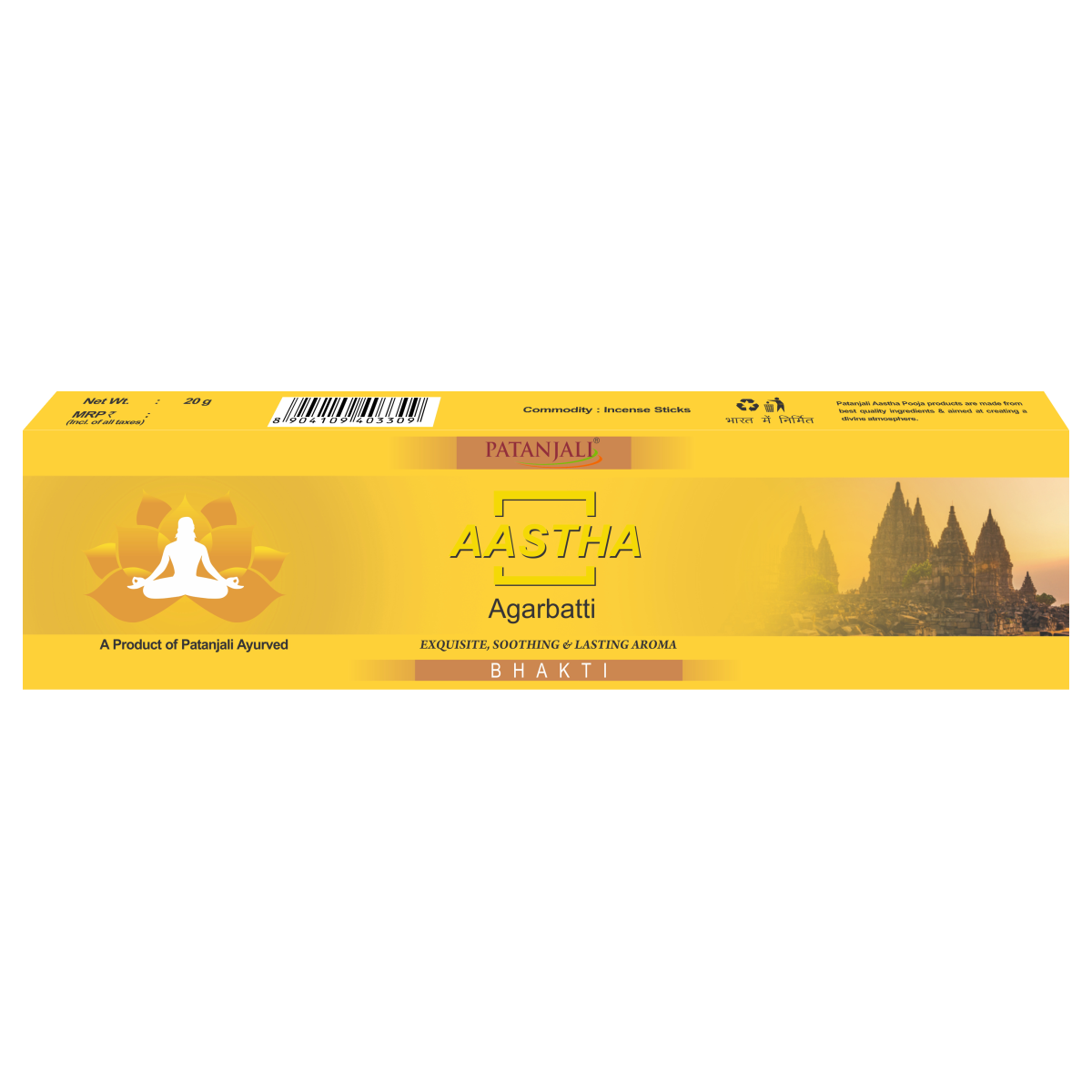 Aastha Agarbatti Bhakti 20 g – view 2