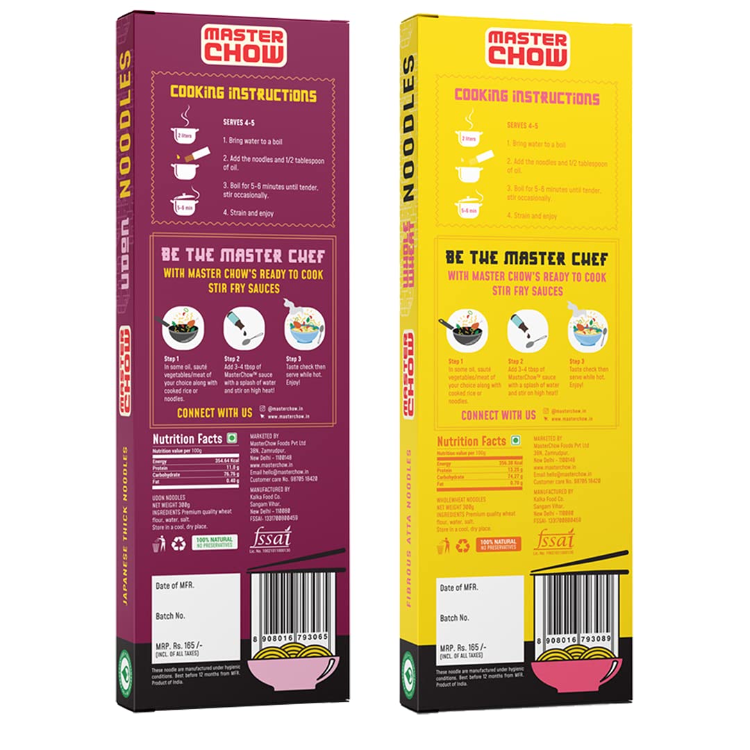 MasterChow Healthy Atta Noodle Pack of 2 - Made with 100% Organic Atta – view 2