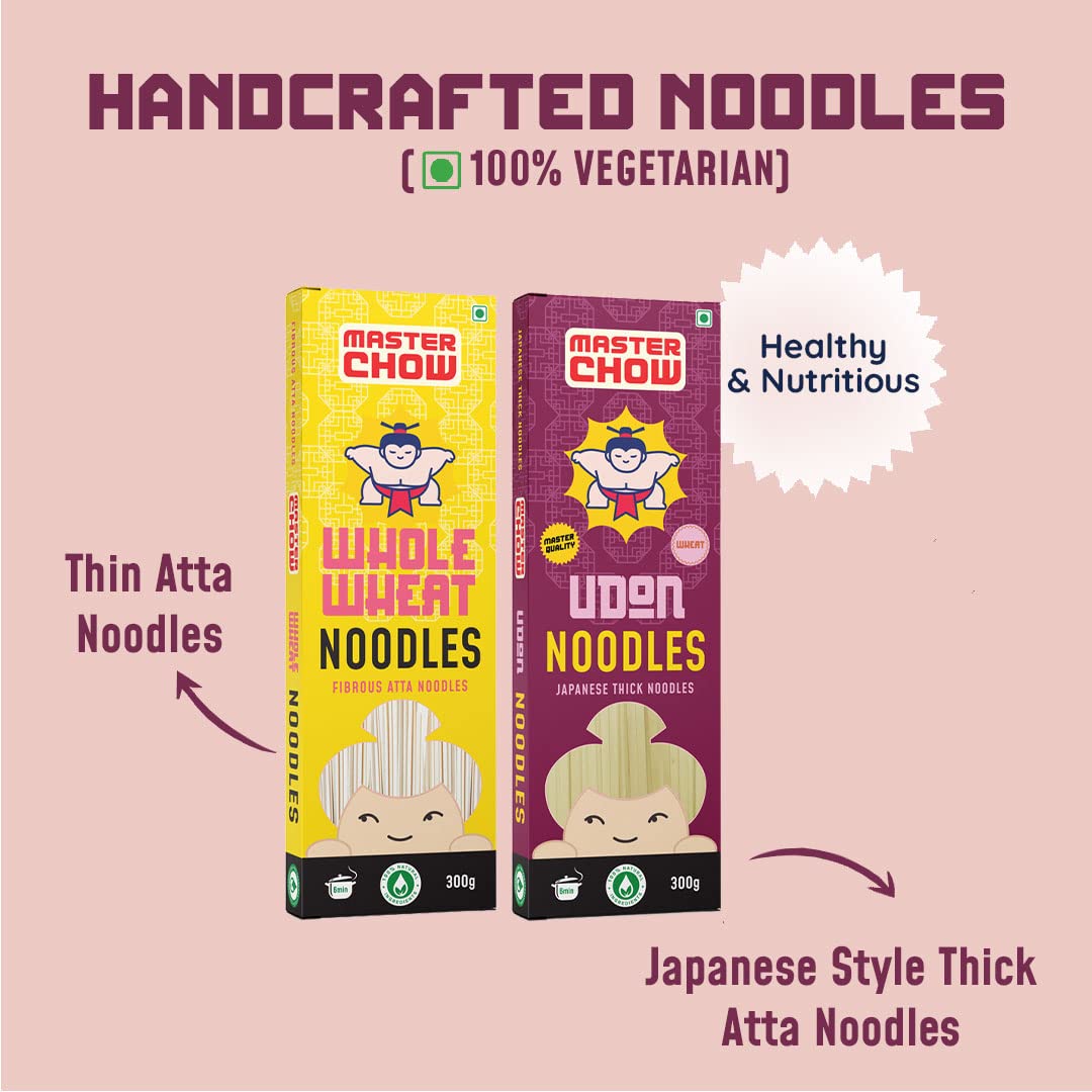 MasterChow Healthy Atta Noodle Pack of 2 - Made with 100% Organic Atta – view 3